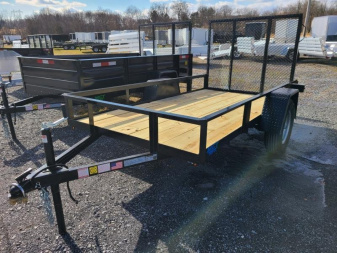 New 2025 MCT 6'4 x10' Landscape Trailer Utility Trailer