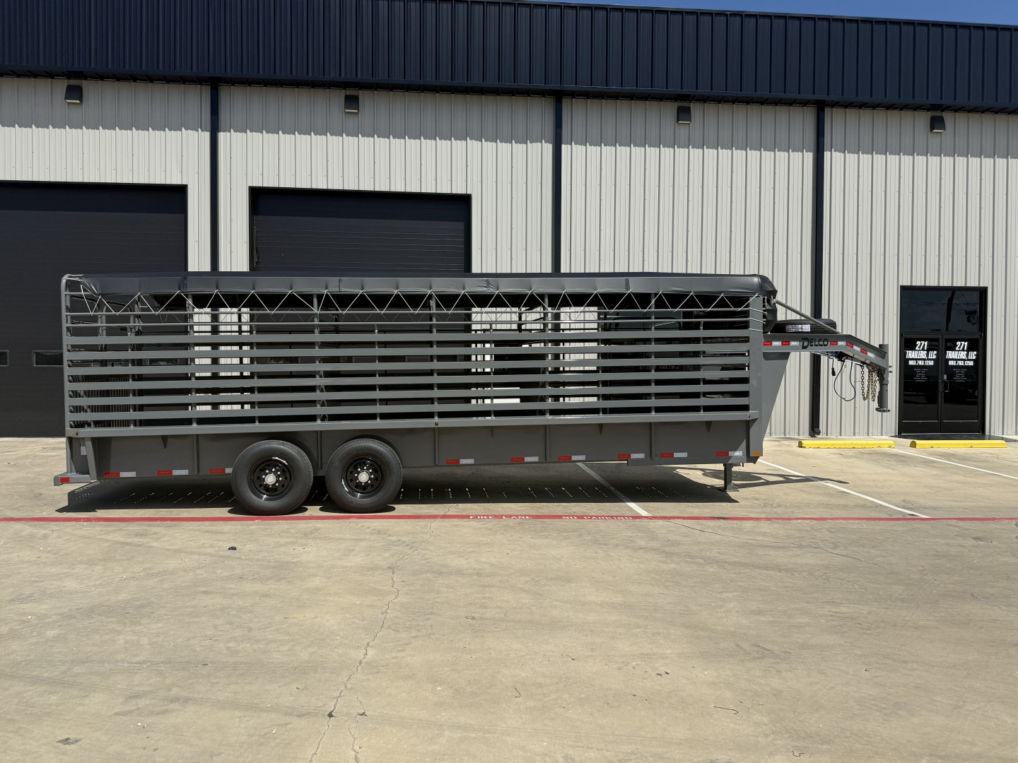 New 2026 Delco Trailers B824 Stock / Stock Combo Trailer 41202