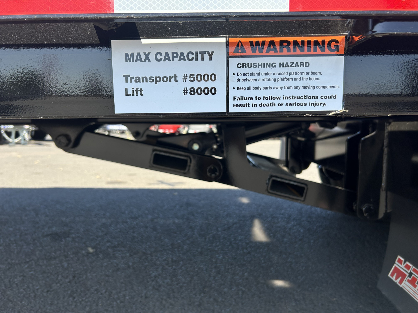 New 2025 Midsota 8.5x36 Gooseneck Deckover W/Power Tail 25.9K GVWR