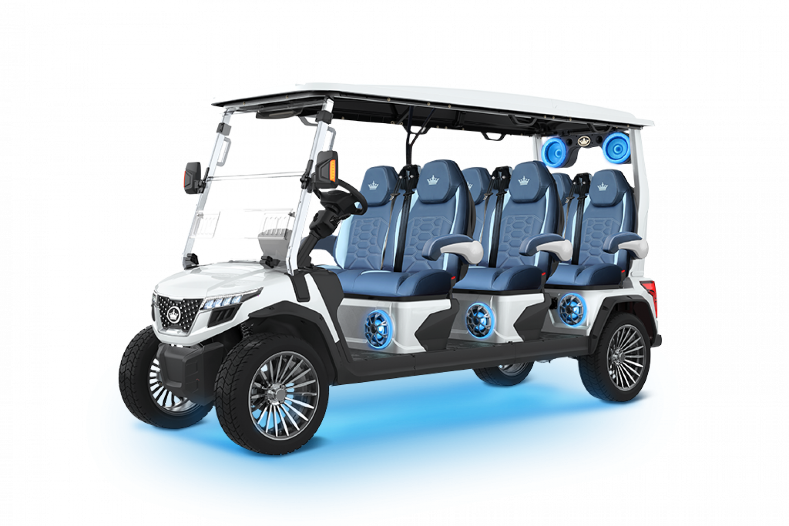 New 2025 Evolution Electric Vehicles D-MAX GT6 Golf Cart