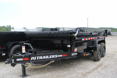 New 2026 PJ Trailers 14' DL 14K GVWR DUMP TRAILER 49537 Dump Trailer