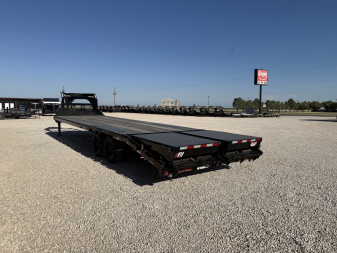 Used 2025 PJ 102"x30' GN Low Pro Flatbed w/ Singles - LS