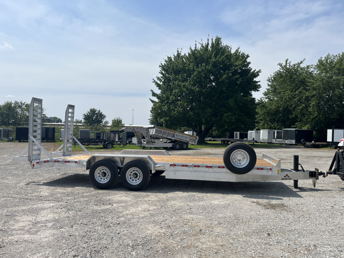 New 2026 Nordtek 82X22 Equipment Trailer 14K GVWR 20+2 Dovetail