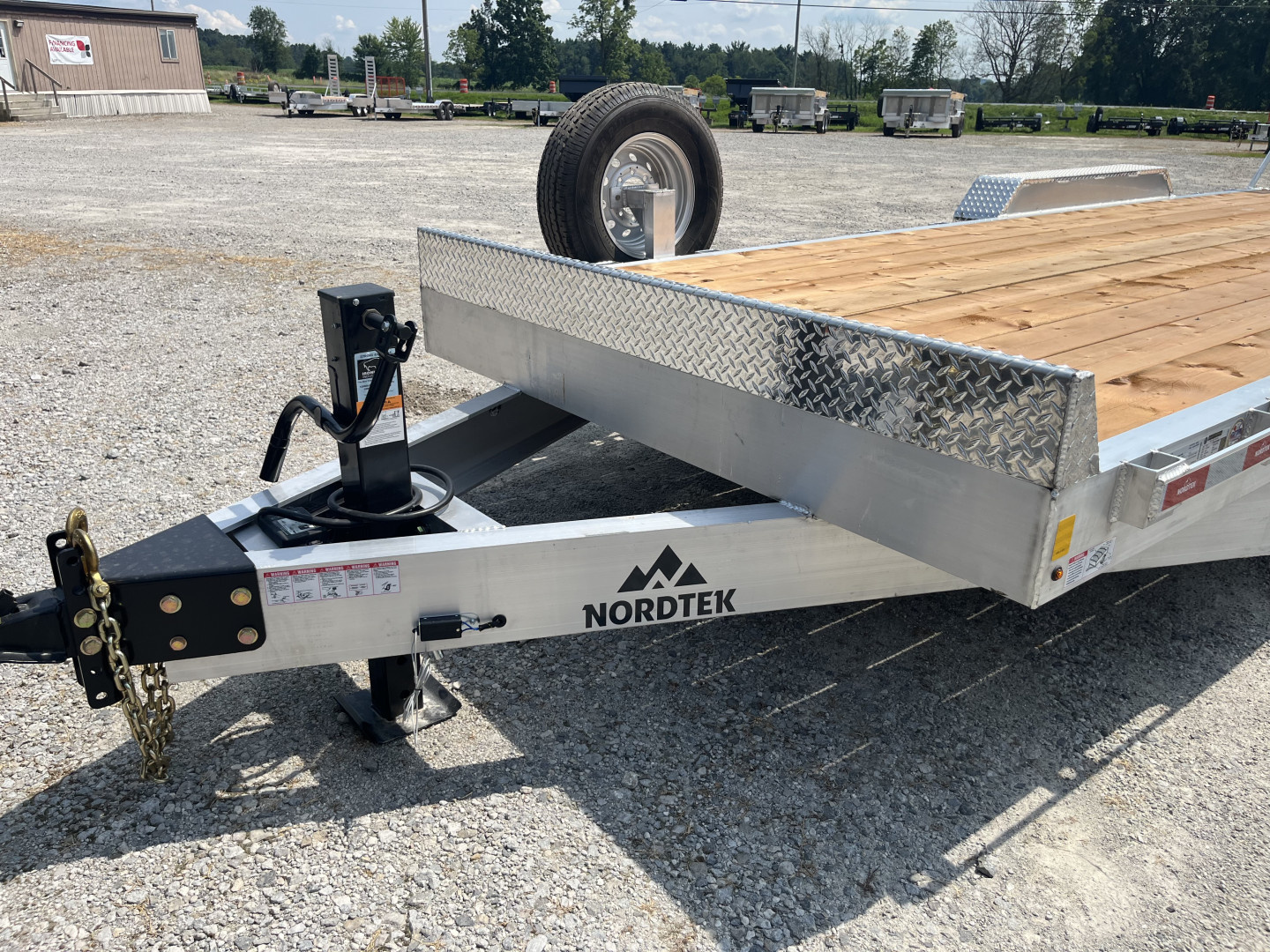 New 2026 Nordtek 82X22 Equipment Trailer 14K GVWR 20+2 Dovetail