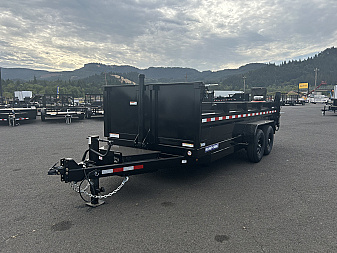 New 2025 Sure-Trac 7x16 Telescopic Dump 14K GVWR