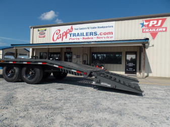 New 2026 PJ Trailers F8J2282BSY6-JA5-MSBS-SP18-WN01 16K Deckover Trailer