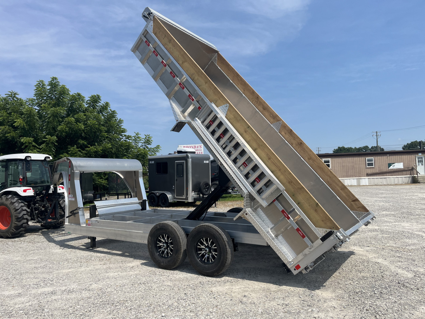 New 2026 Nordtek 82X16 Gooseneck Dump Trailer 16K GVWR 14PLY Tires