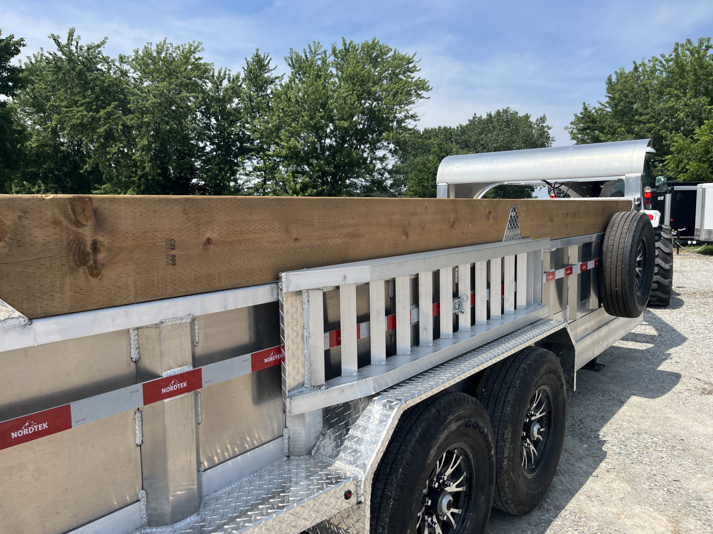 New 2026 Nordtek 82X16 Gooseneck Dump Trailer 16K GVWR 14PLY Tires