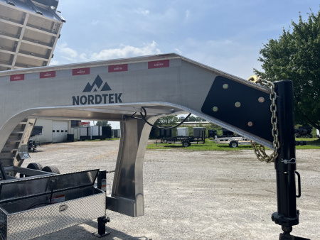 New 2026 Nordtek 82X16 Gooseneck Dump Trailer 16K GVWR 14PLY Tires
