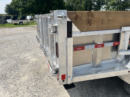 New 2026 Nordtek 82X16 Gooseneck Dump Trailer 16K GVWR 14PLY Tires