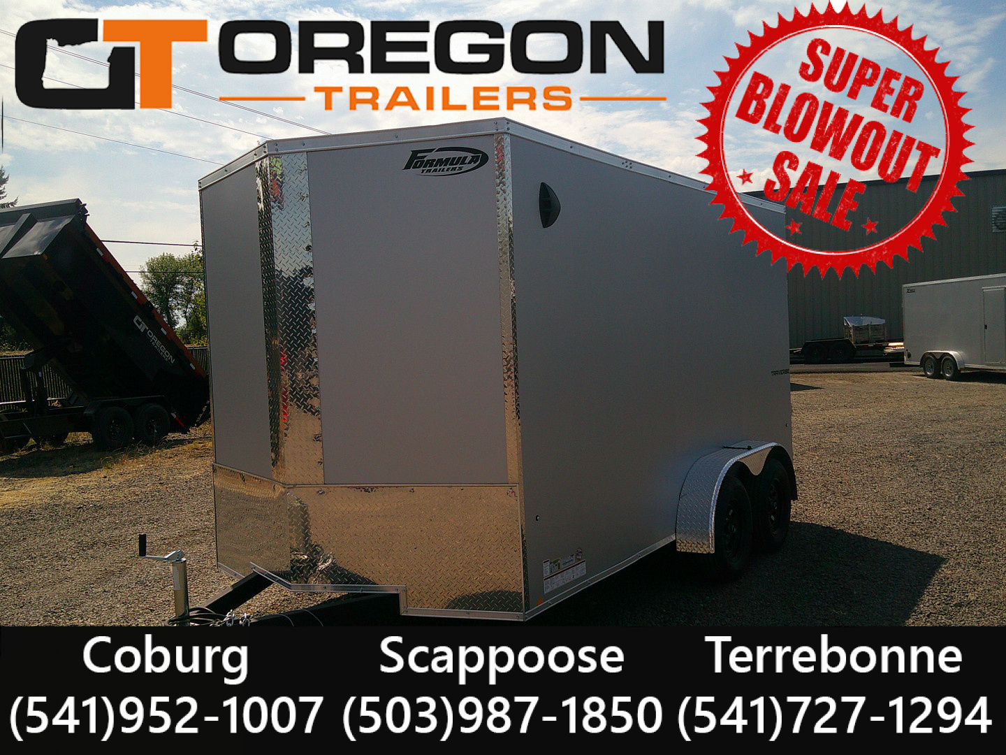 New 2025 Formula Trailers 7x14 Traverse Cargo / Enclosed Trailer