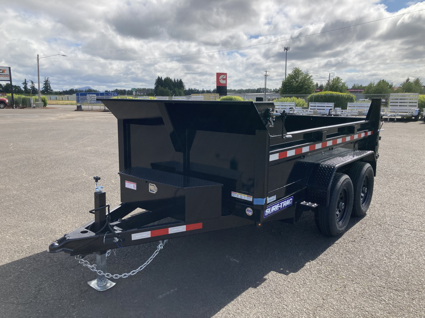 New 2025 Sure-Trac 6x12 Low pro dump 10K GVWR