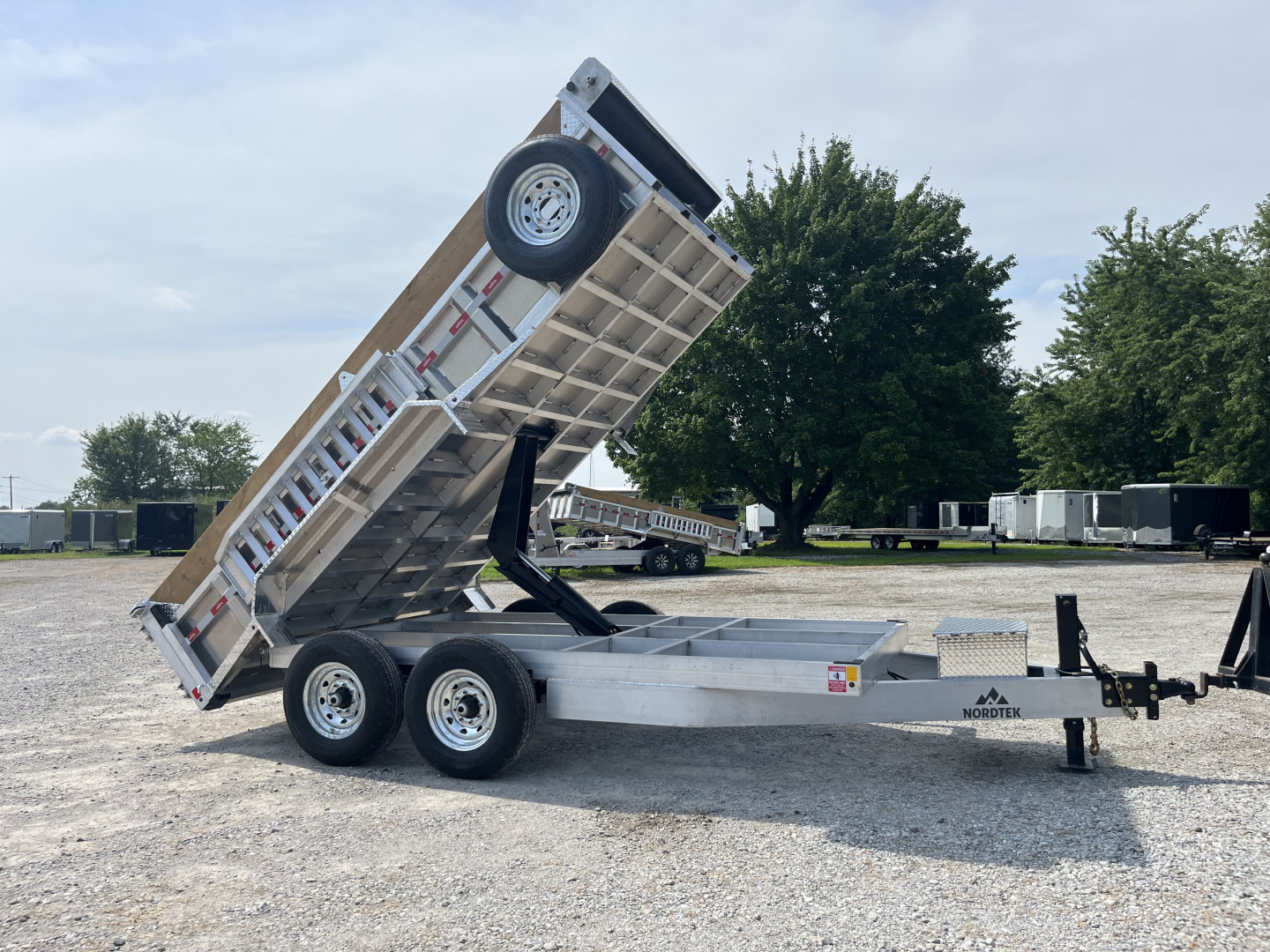New 2026 Nordtek 82X14 Dump Trailer 14K GVWR