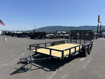 New 2025 Sure-Trac 7x16 Steel Utility 7K GVWR