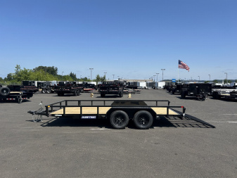 New 2025 Sure-Trac 7x16 Tube Top Utility 7K GVWR