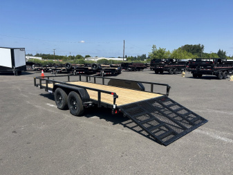 New 2025 Sure-Trac 7x16 Tube Top Utility 7K GVWR
