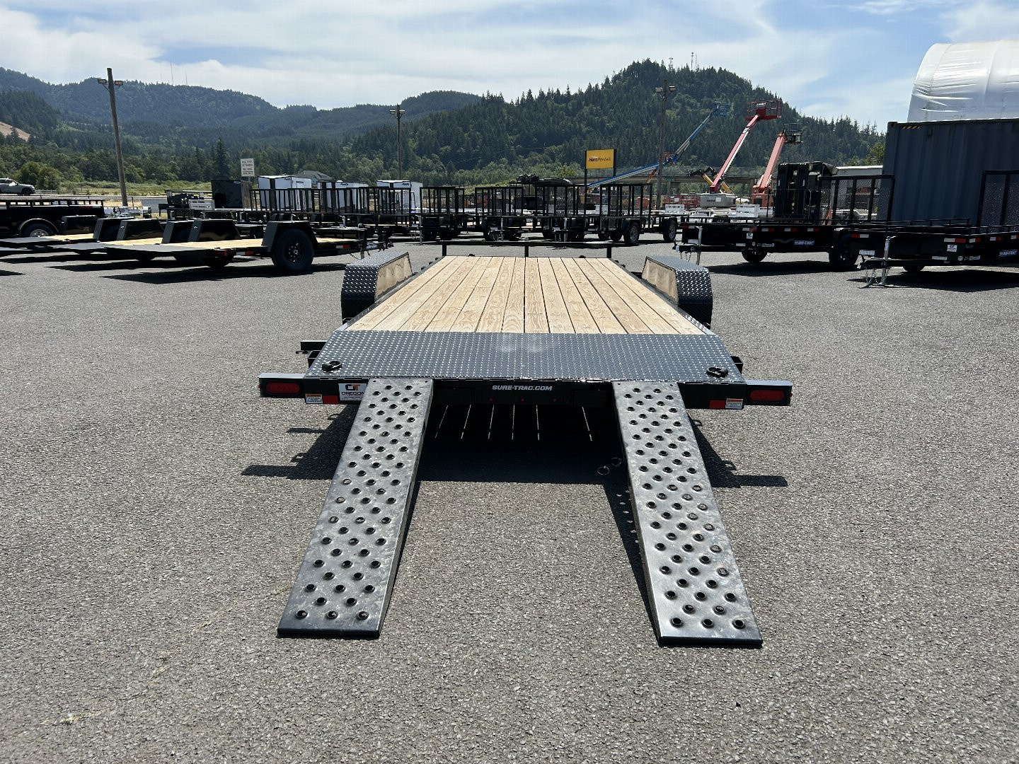 New 2025 Sure-Trac 7x18 Car Hauler 7K GVWR