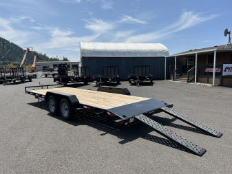 New 2025 Sure-Trac 7x18 Car Hauler 7K GVWR