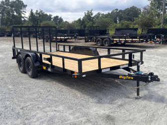 New 2026 Big Tex Trailers 70PI-16R1A-4PBK-BRK2 Utility Trailer