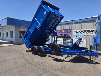 New 2026 MAXX-D DJX 7x14 Scissor Lift Dump Trailer