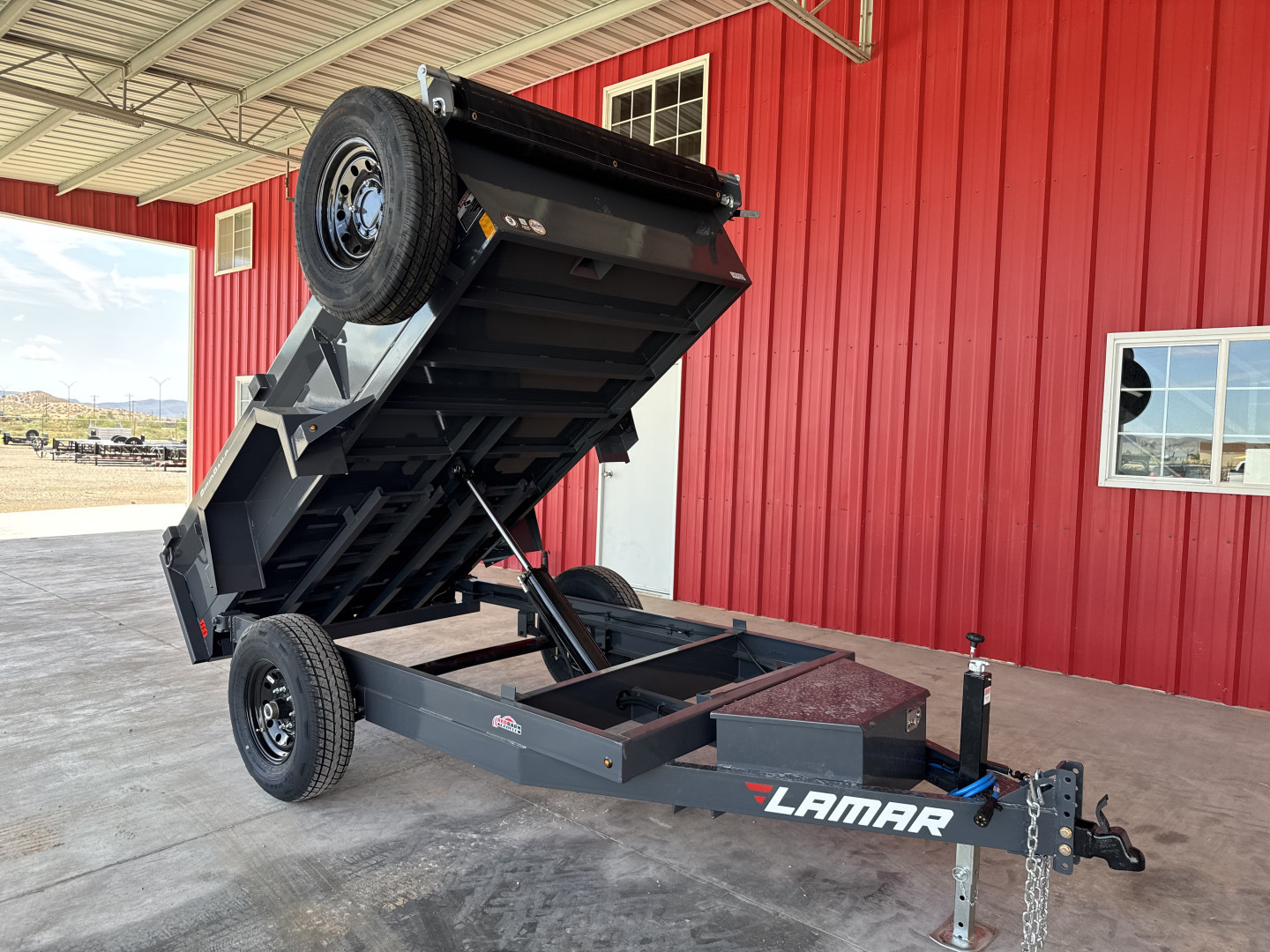 New 2026 Lamar Trailers 60X10 DS 7K MINI DUMP SINGLE AXLE Dump Trailer ...