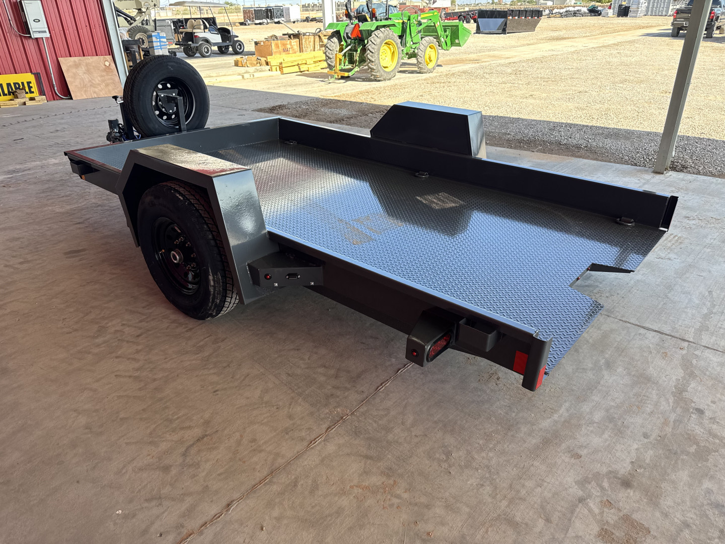 New 2026 Lamar Trailers 79" X 12' SH - 7K SCISSOR HAULER Tilt Trailer