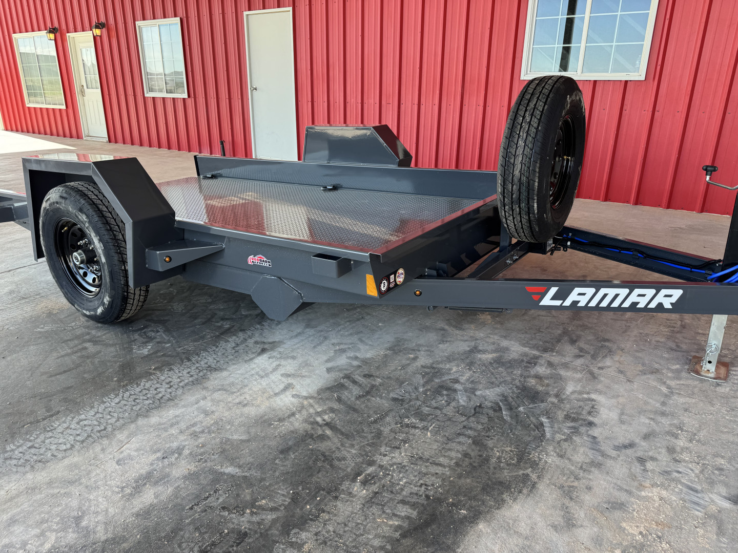 New 2026 Lamar Trailers 79" X 12' SH - 7K SCISSOR HAULER Tilt Trailer