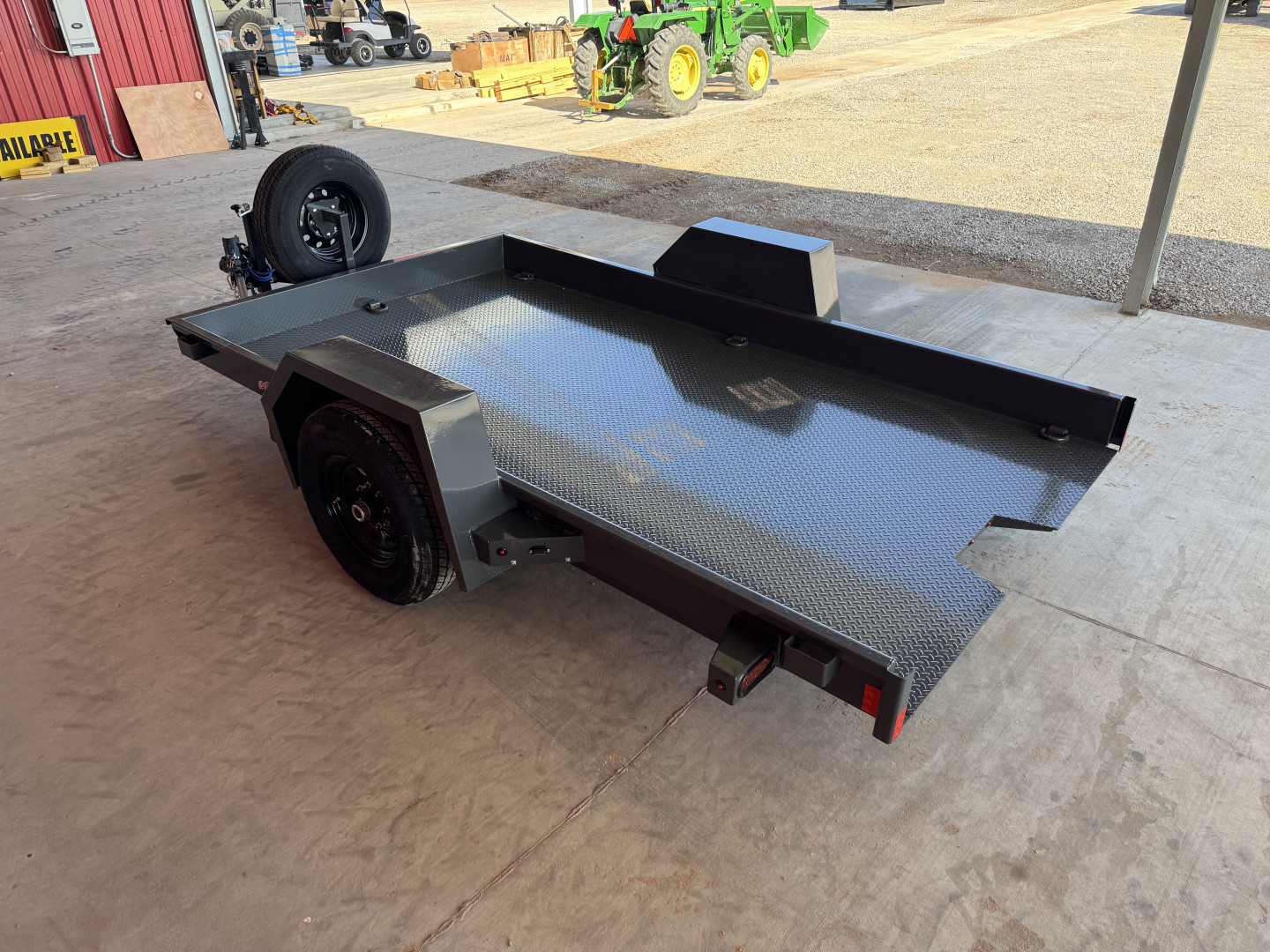 New 2026 Lamar Trailers 79" X 12' SH - 7K SCISSOR HAULER Tilt Trailer