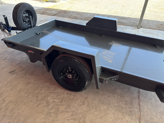 New 2026 Lamar Trailers 79" X 12' SH - 7K SCISSOR HAULER Tilt Trailer