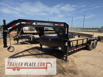 New 2026 IRON BULL 83"X20' 14K ETG W/ SLIDE IN RAMPS