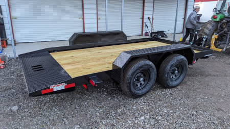 New 2025 CAM Superline 7x14 Tandem Axle Lo Pro Tilt Trailer