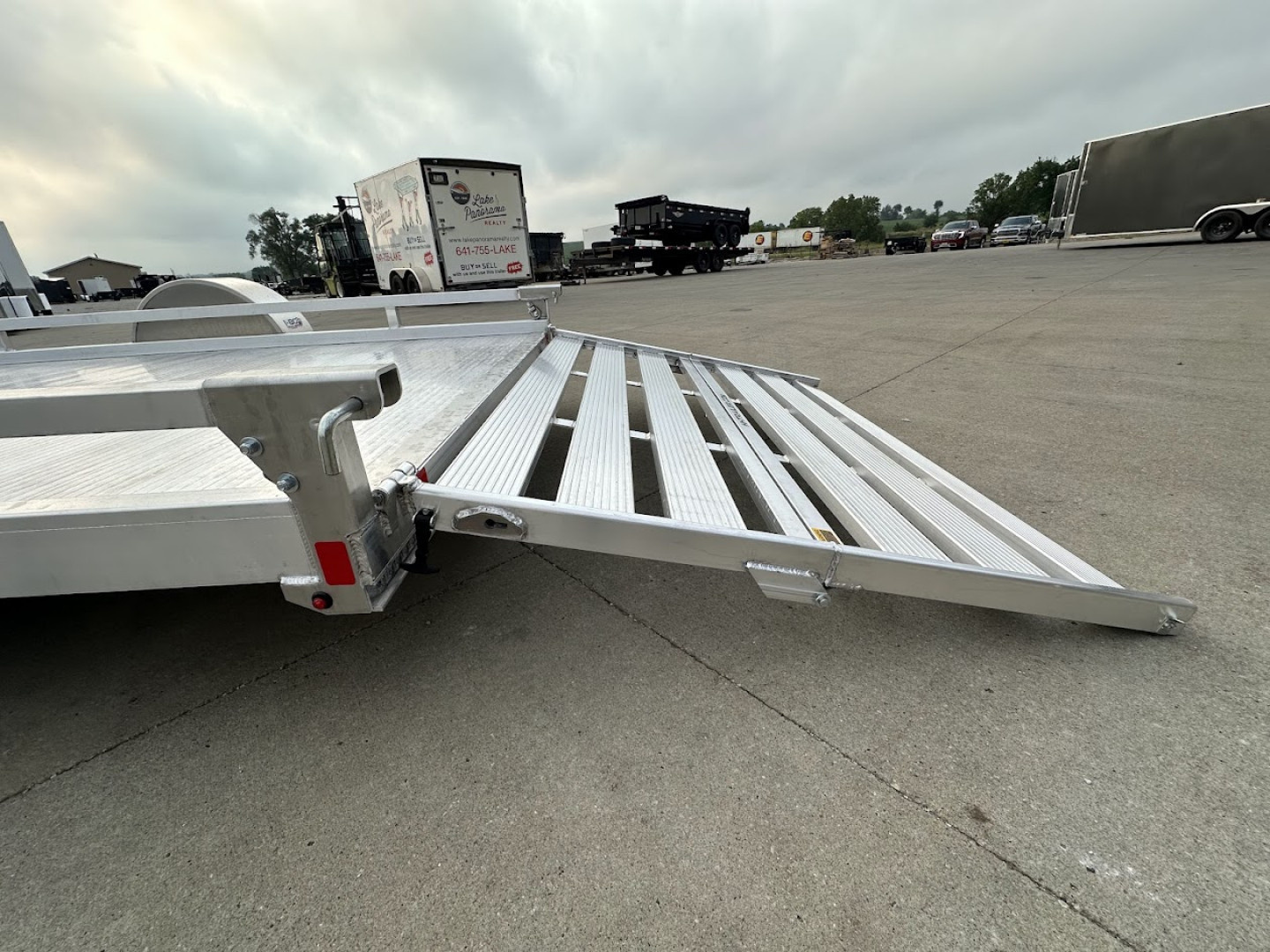 New 2026 H&H Aluminum 78"x14' 3k Low Side Utility Trailer