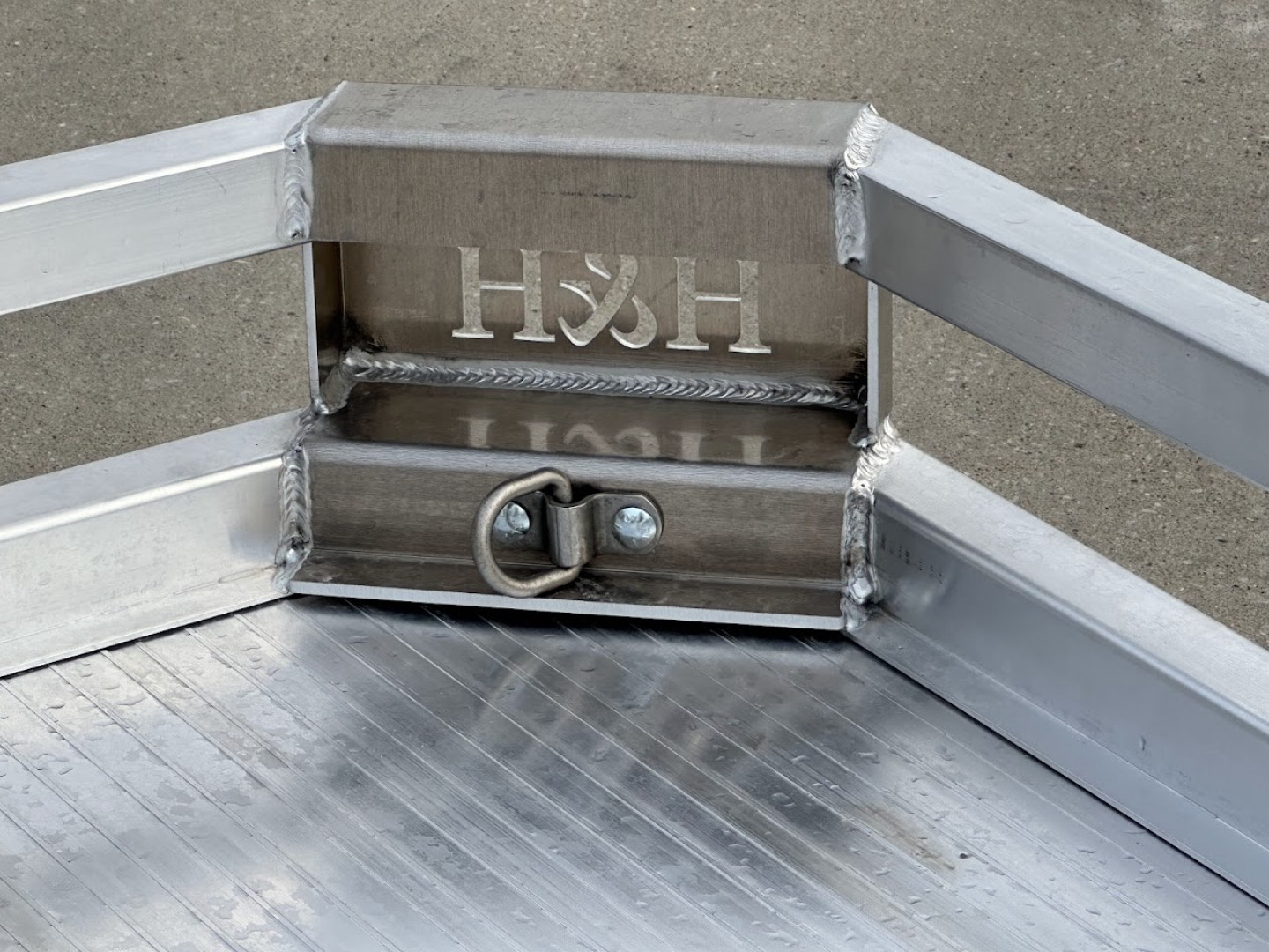 New 2026 H&H Aluminum 78"x14' 3k Low Side Utility Trailer