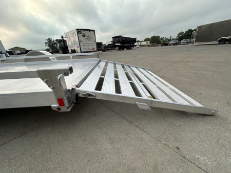 New 2026 H&H Aluminum 78"x14' 3k Low Side Utility Trailer