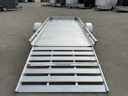 New 2026 H&H Aluminum 78"x14' 3k Low Side Utility Trailer