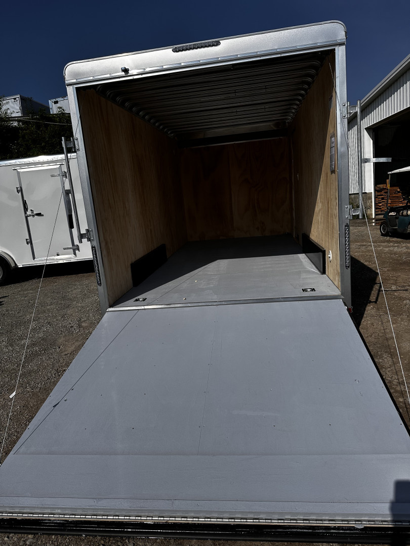 New 2026 Car Mate 7.5 x 16 HD Custom Cargo Trailer w/ Ramp Door (84" INSIDE!!)