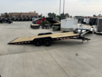 Used USED 2024 H&H Speedloader 22’ POWER TILT 2-5200 lb axles=10K Tilt Trailer