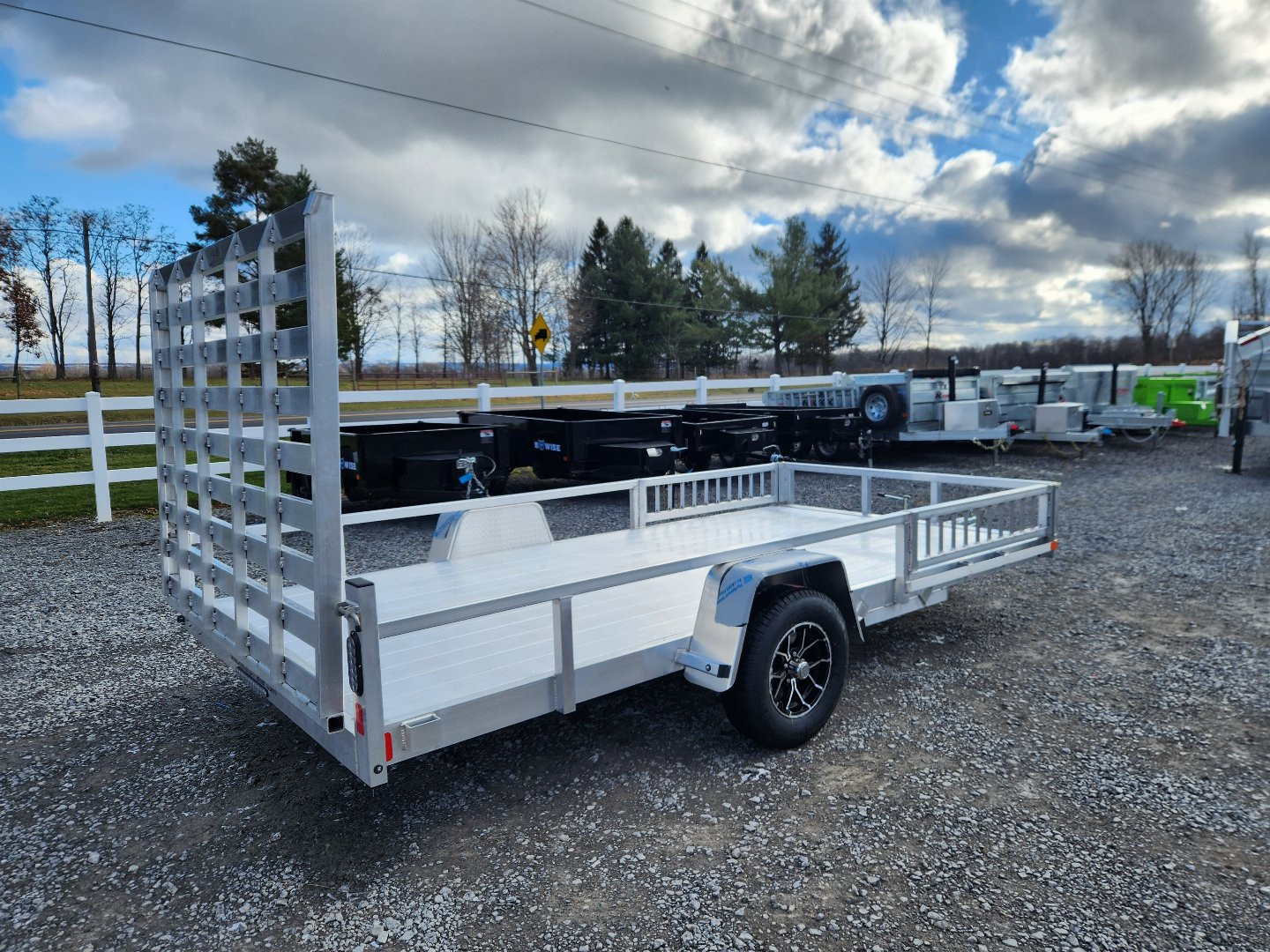 New 2025 Black Rhino LSS714A Utility Trailer