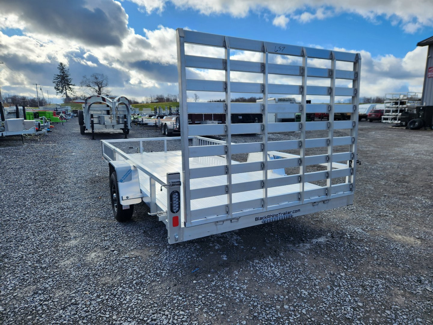 New 2025 Black Rhino LSS714A Utility Trailer