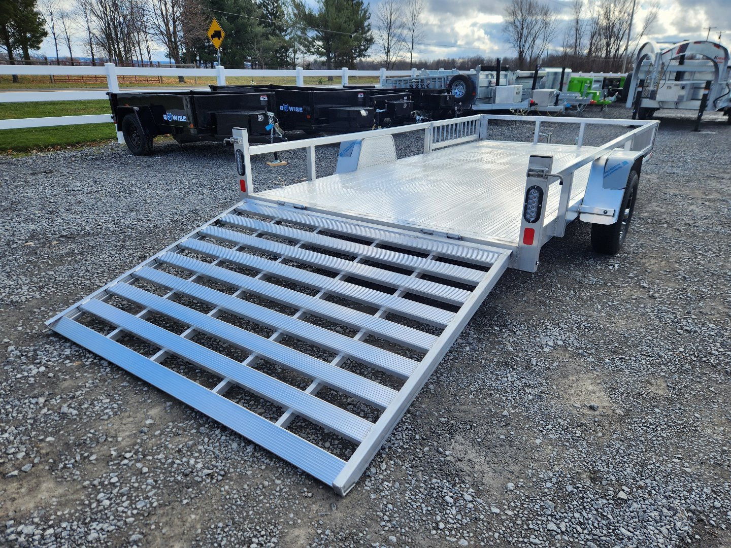 New 2025 Black Rhino LSS714A Utility Trailer