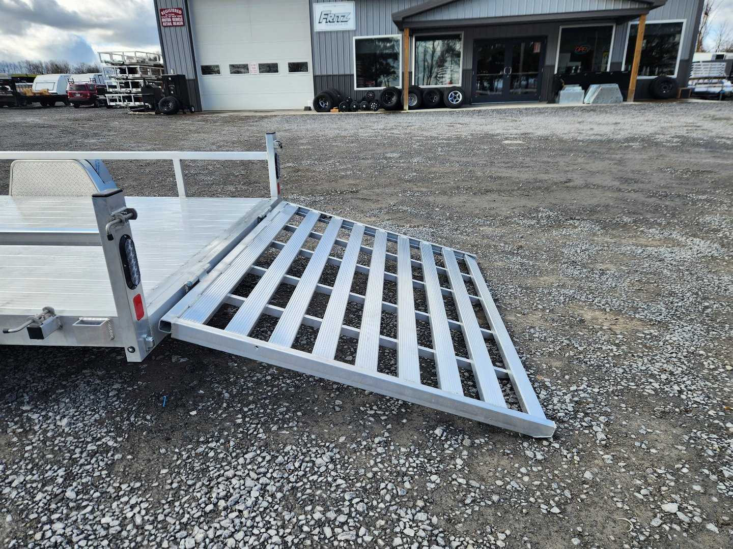 New 2025 Black Rhino LSS714A Utility Trailer