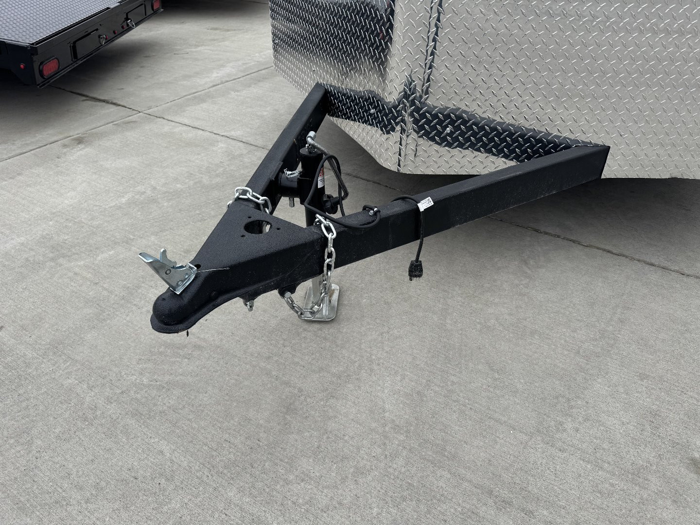 New 2025 H&H 7x12 + 2’V  Rear Ramp Enclosed Cargo Trailer