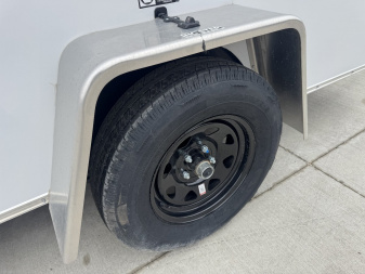 New 2025 H&H 7x12 + 2’V  Rear Ramp Enclosed Cargo Trailer