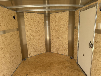 New 2025 H&H 7x12 + 2’V  Rear Ramp Enclosed Cargo Trailer