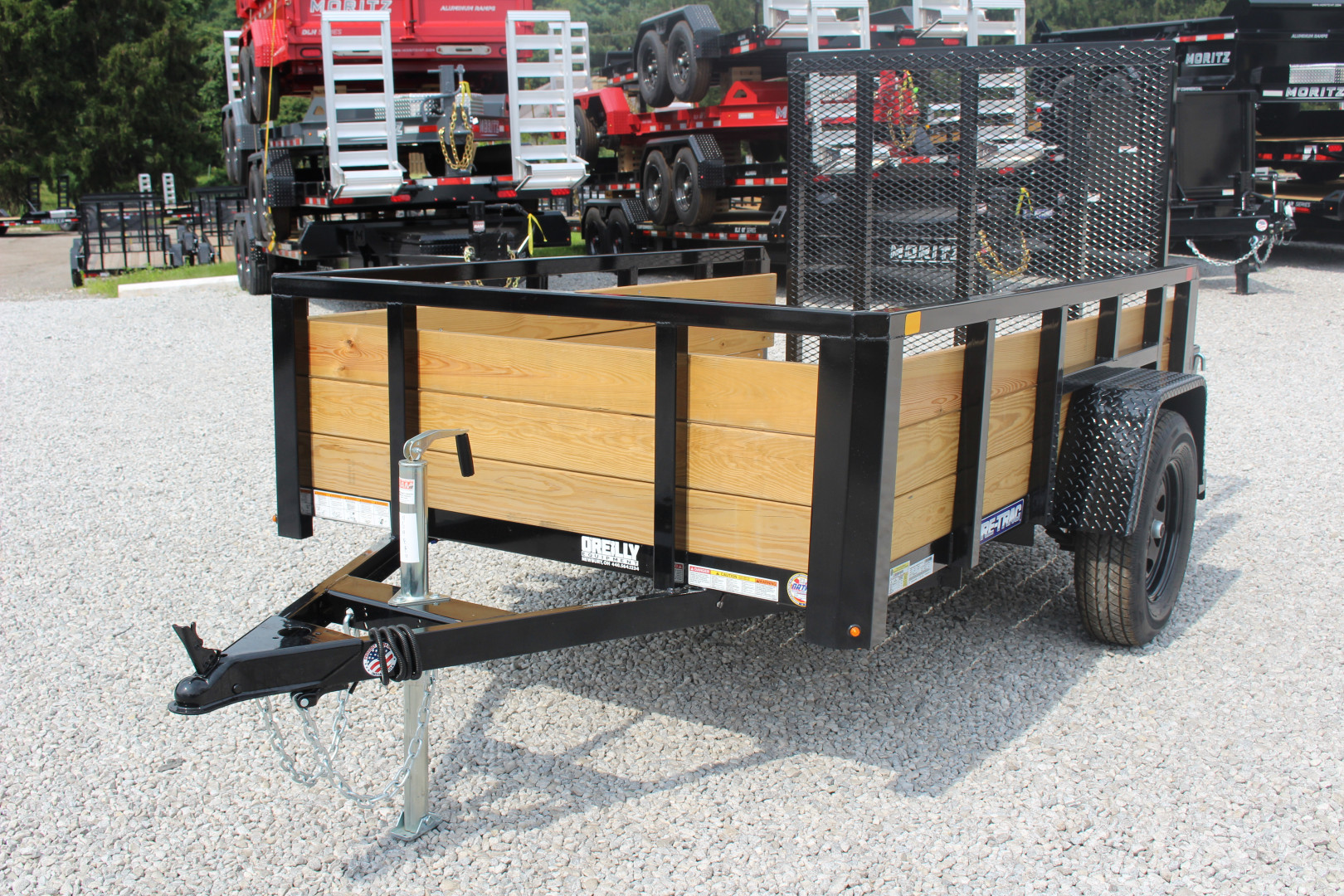 New 2025 Sure-Trac 5' x 8' 3-Board Utility Trailer - 2990# GVW