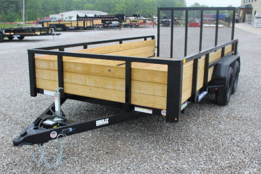 New 2025 Sure-Trac 7' x 14' 3-Board High Side Utility Trailer - 7000# GVW