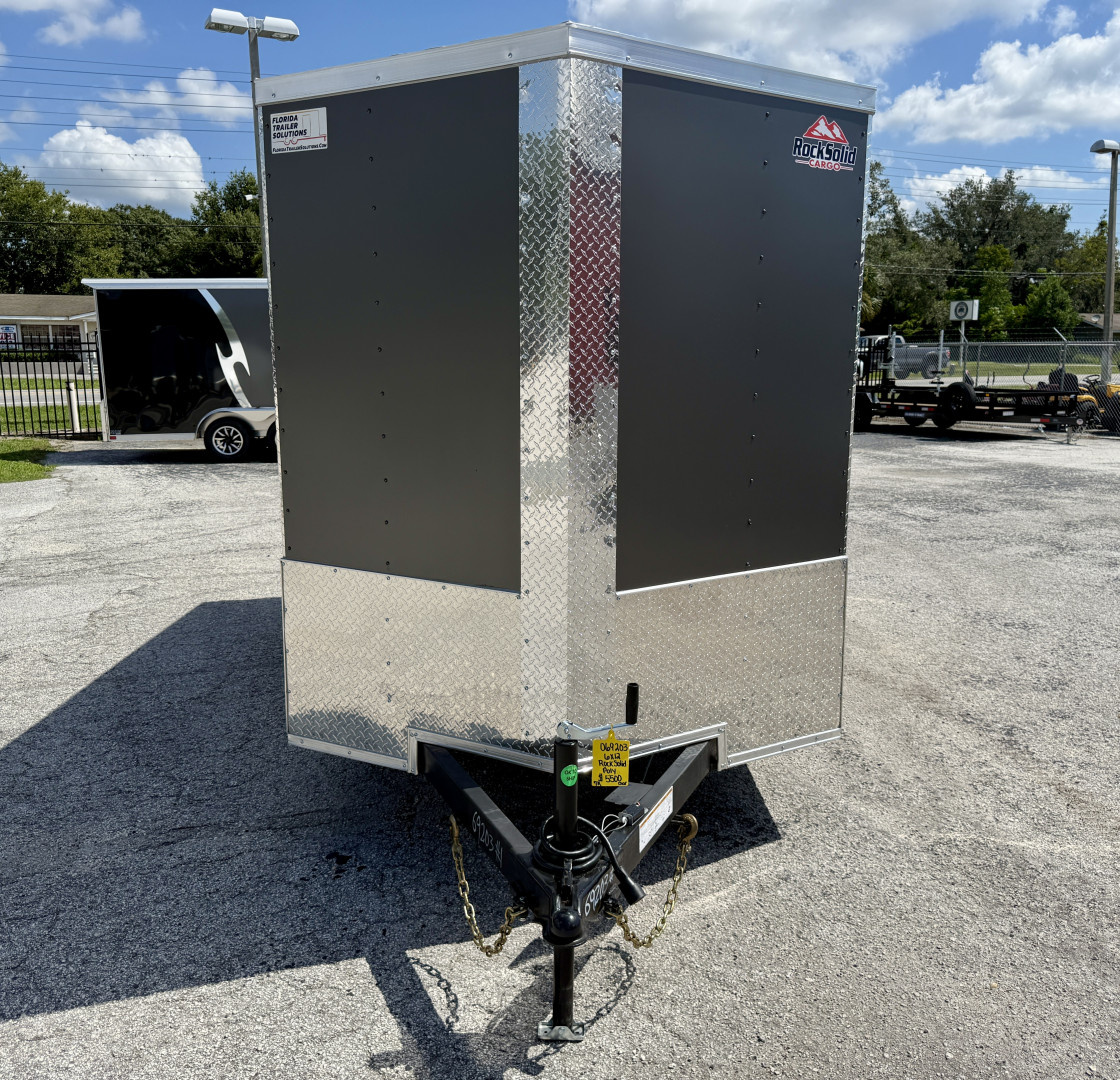 New 2026 Rock Solid Cargo 6x12 Rear Ramp Door 7K Polycore Cargo ...