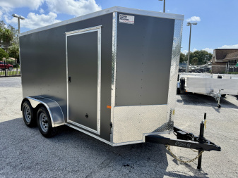 New 2026 Rock Solid Cargo 6x12 Rear Ramp Door 7K Polycore Cargo / Enclosed Trailer