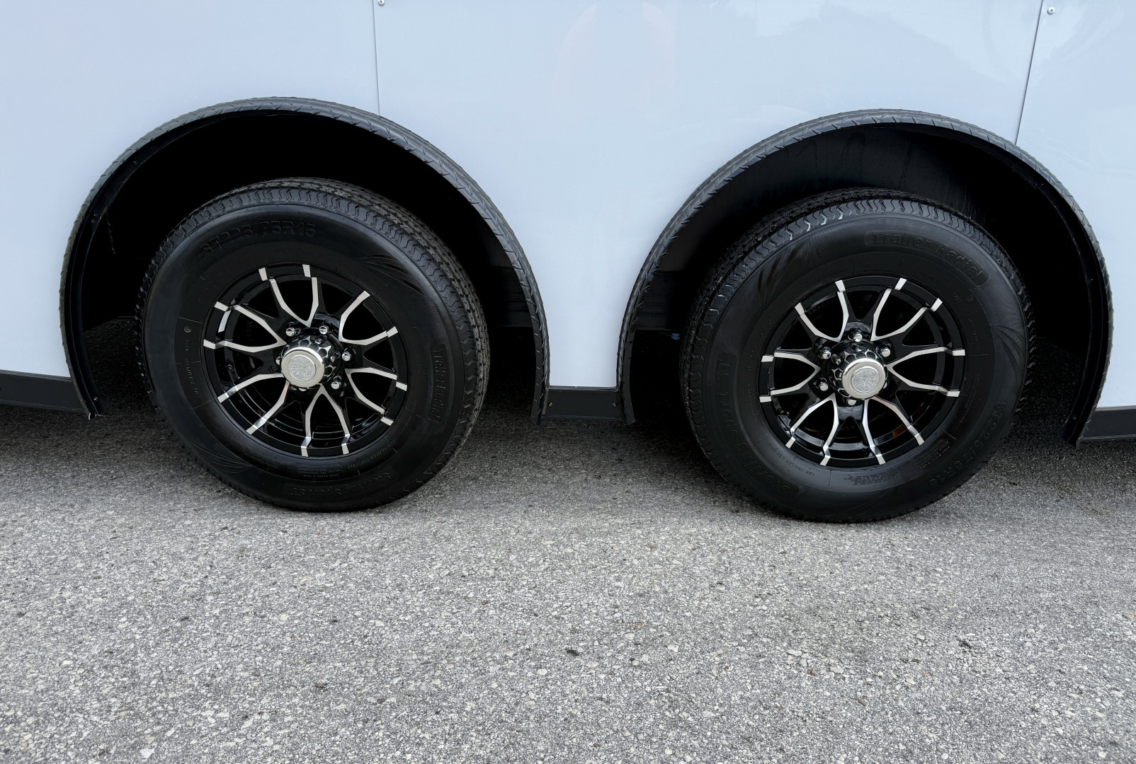 New 2026 Rock Solid Cargo 8.5x24 Rear Ramp Door w/ Escape Door 10K Polycore Black Out Cargo / Enclosed Trailer