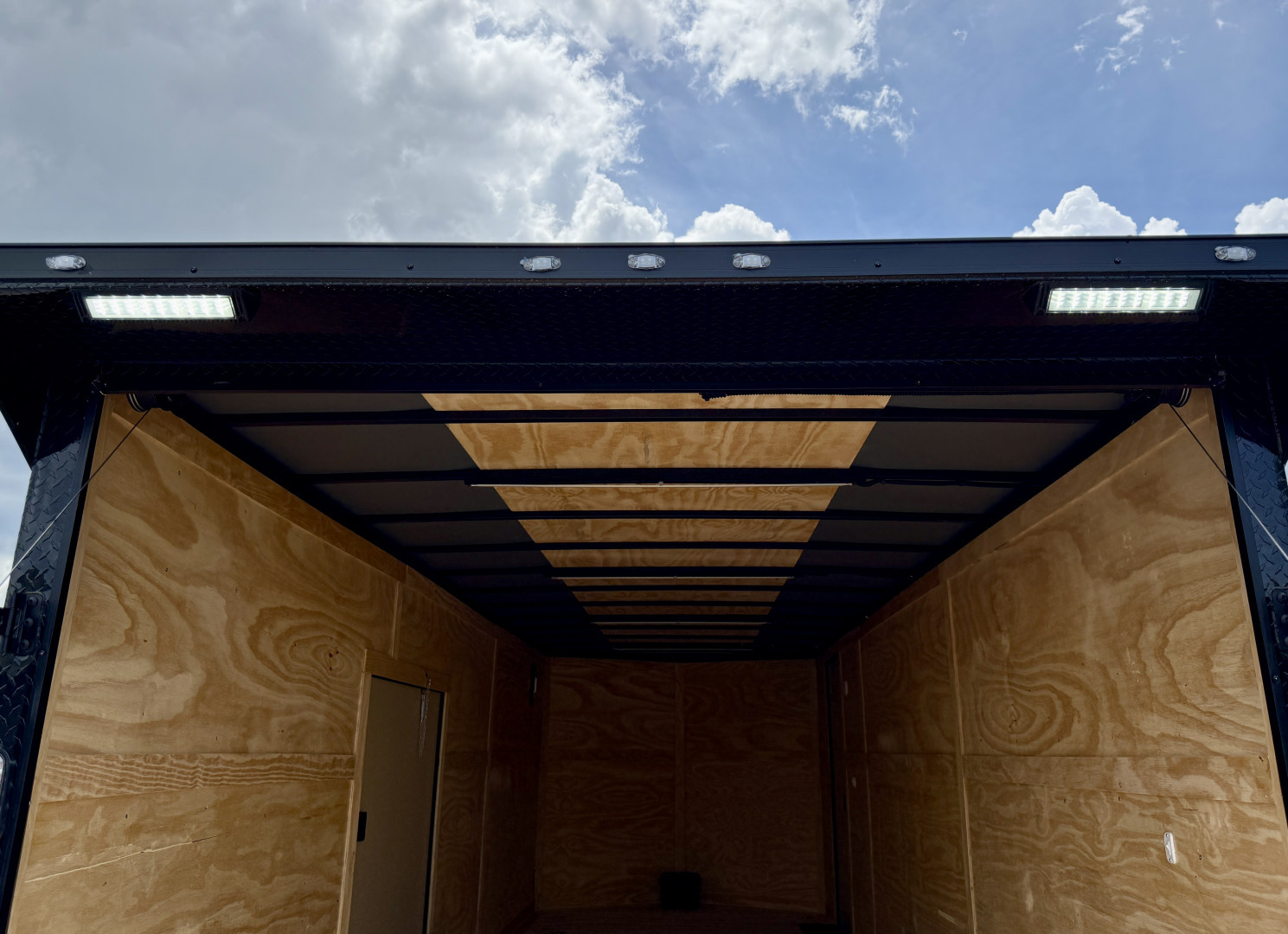 New 2026 Rock Solid Cargo 8.5x24 Rear Ramp Door w/ Escape Door 10K Polycore Black Out Cargo / Enclosed Trailer